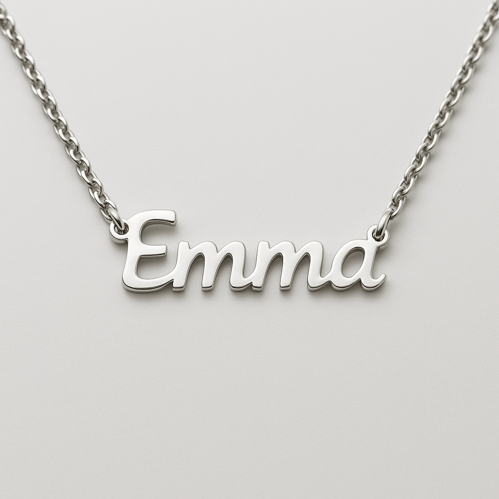 Custom Gold Name Necklace – Stainless Steel Jewelry for Women