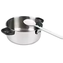 Silicone Pot Spoon Holder – Heat-Resistant Clip for Cooking Utensils