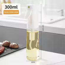 Olive Oil Spray Bottle – 200/300/500ML, Refillable Kitchen Dispenser for Cooking & Air Fryer