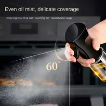Olive Oil Spray Bottle – 200/300/500ML, Refillable Kitchen Dispenser for Cooking & Air Fryer