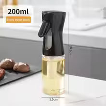 Olive Oil Spray Bottle – 200/300/500ML, Refillable Kitchen Dispenser for Cooking & Air Fryer