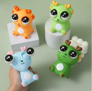 Cute Colorful Pop-Out Eyes Toy – Fun Sensory Squeeze for Kids in Multiple Colors