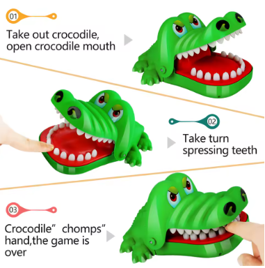 Funny Crocodile Bite Game – Multiplayer Party Prank & Stress Relief Toy