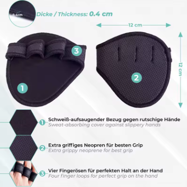 Sports Fitness Gloves – Weightlifting & Gym Training Gloves for Men, Bodybuilding Mittens JZST01