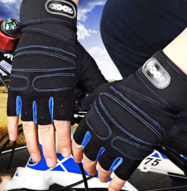 Shockproof Gym Gloves for Men & Women – Fitness, Weight Lifting, Bodybuilding & Cycling Gloves with Wrist Support