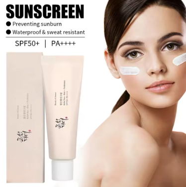 Korean Rice Probiotics Sunscreen SPF50+ – Whitening & UV Protection