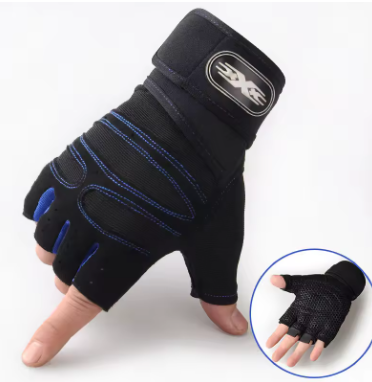 Shockproof Gym Gloves for Men & Women – Fitness, Weight Lifting, Bodybuilding & Cycling Gloves with Wrist Support