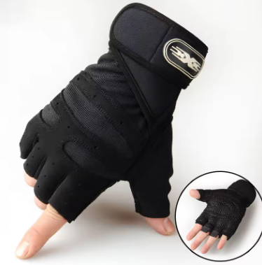Shockproof Gym Gloves for Men & Women – Fitness, Weight Lifting, Bodybuilding & Cycling Gloves with Wrist Support