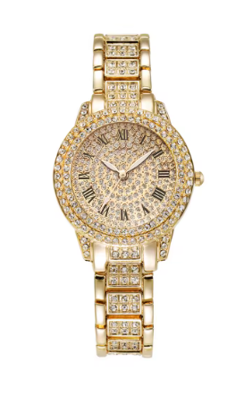 Women's Casual Quartz Watch – Roman Dial Luxury Design